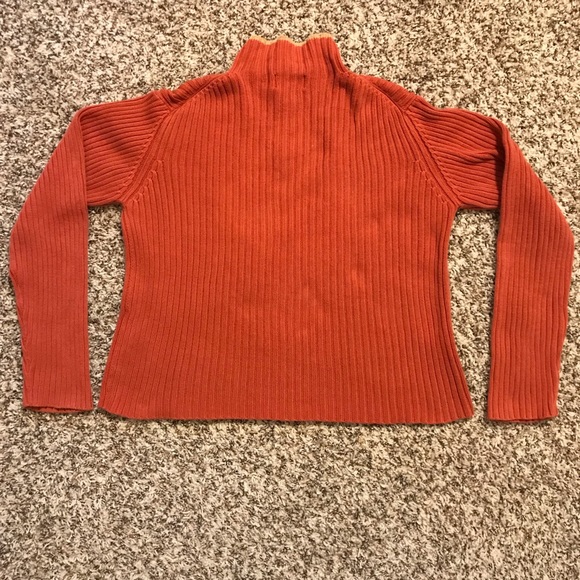3/$30 Woolrich Quarter Zip Mock Neck Ribbed Sweater - Picture 5 of 7